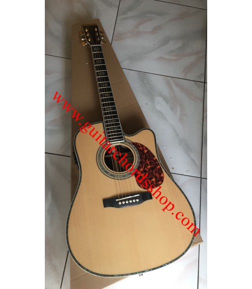 Custom Martin d45ss dreadnought cutaway acoustic electric guitar 
